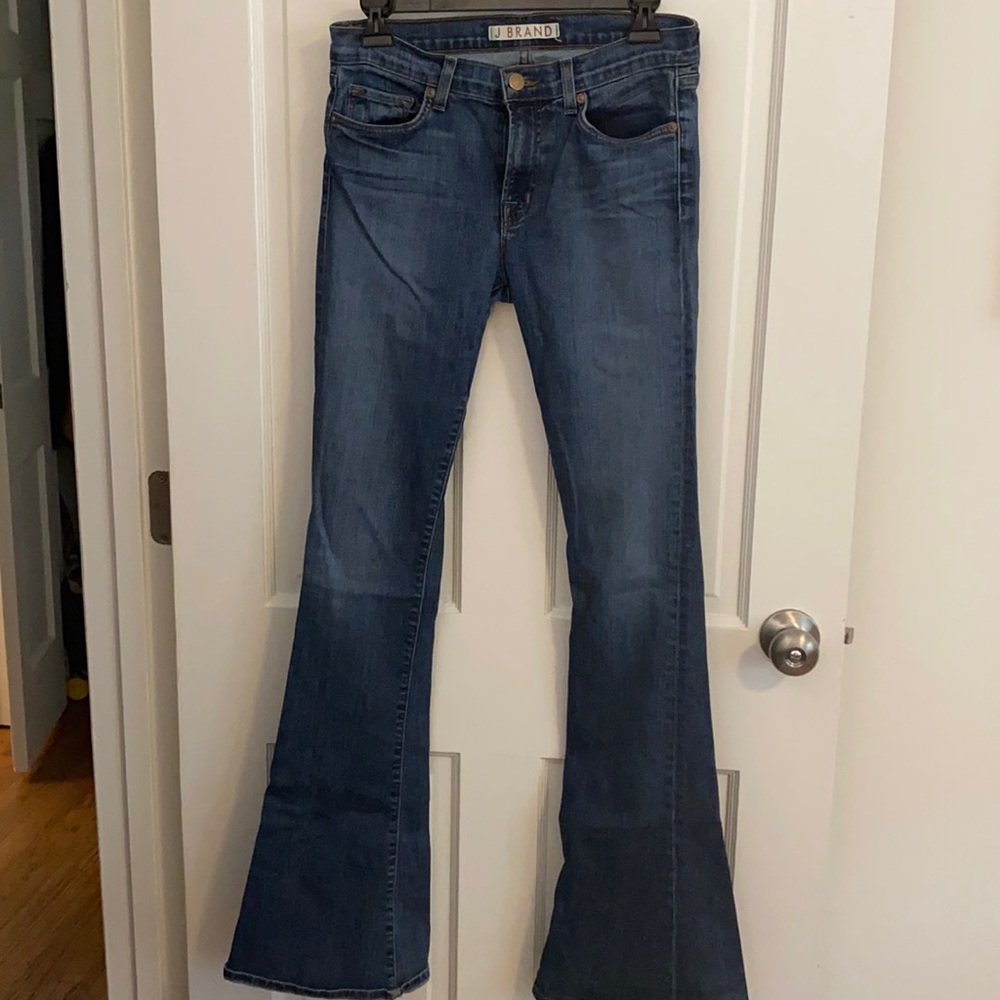 J brand martini skinny flare jeans size 28